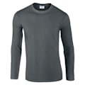 Miniatyrbild 1 av 5: Gildan Herr Soft Style Långärmad T-shirt M Charcoal Charcoal M