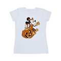Miniatyrbild 1 av 2: Mickey Mouse Dam/Kvinna Minnie Mouse Katt Bomulls Halloween T- White L