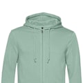 Miniatyrbild 2 av 2: B&C Herr Organic Hoodie med Dragkedja 3XL Salvia Sage 3XL