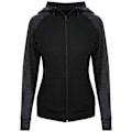 Miniatyrbild 1 av 2: AWDis Cool Dam/Damer Zoodie Kontrast Full Zip Hoodie XS Bla Black/Black Slate XS