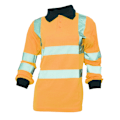 Miniatyrbild 1 av 3: Yoko Dam/Kvinnors Hi-Vis Långärmad Polotröja S Hi Vis Orange Hi Vis Orange S