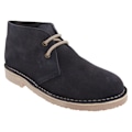 Miniatyrbild 1 av 2: Roamers Unisex Real Suede Unlined Desert Boots 7 UK Navy Navy 7 UK