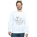 Miniatyrbild 3 av 4: Disney Mens The Muppets Muppet Babies Mono Group Sweatshirt 5XL White 5XL