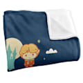 Miniatyrbild 3 av 6: Harry Potter Hogwarts Är Mitt Hem Chibi Filt One Size Multico Multicoloured One Size