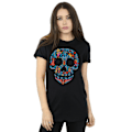 Miniatyrbild 2 av 6: Coco Dam/Damer Skalle Bomull Boyfriend T-Shirt M Svart Black M