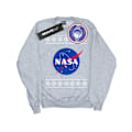 Miniatyrbild 1 av 3: NASA Boys Classic Fair Isle Sweatshirt 5-6 år Sports Grey Sports Grey 5-6 Years