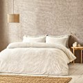 Miniatyrbild 1 av 5: Yard Bouclé Textured Påslakan Set Enkelsäng Ecru Ecru Single