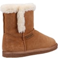Miniatyrbild 2 av 3: Hush Puppies flickor Ashlynn mocka mockasiner i mocka 13 UK barn Tan 13 UK Child