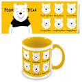 Miniatyrbild 2 av 3: Winnie the Pooh Faces Inner Two Tone Mug One Size Gul/Vit Yellow/White One Size