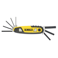 Miniatyrbild 1 av 2: Dewalt Handverktyg Metrisk Fällbar / Låsbar Insexnyckelsats, 8 Delar Multi Colour One Size
