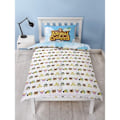 Miniatyrbild 6 av 6: Animal Crossing Logo Påslakan Set Enkelsäng Flerfärgad Multicoloured Single