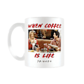 Miniatyrbild 1 av 2: Friends When Coffee Is Life Mug One Size Vit/Röd White/Red One Size