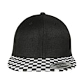 Miniatyrbild 4 av 4: Flexfit By Yupoong Checkerboard Snapback Cap One Size Svart/Vit Black/White One Size