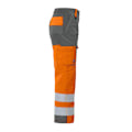 Miniatyrbild 4 av 4: Projob Arbetsbyxor för Herrar med Hög Synlighet, 31R Orange/Grå Orange/Grey 31R