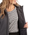 Miniatyrbild 5 av 6: Trespass Womens/Ladies Kristen Längre Vattentät Jacka med Huva Carbon XS