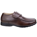 Miniatyrbild 2 av 2: Fleet & Foster Herr Fred Dual Fit Läder Mockasin 9 UK Brun Brown 9 UK