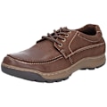 Miniatyrbild 3 av 6: Hush Puppies Tucker herrskor med snörning 11 UK brun Brown 11 UK