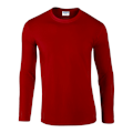 Miniatyrbild 1 av 5: Gildan Herr Soft Style Långärmad T-shirt M Röd Red M