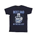 Miniatyrbild 1 av 3: Star Wars Mandalorian Bästa Pappa Galaxy T-shirt 5XL Marinblå Navy Blue 5XL