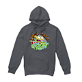 Miniatyrbild 1 av 5: SvampBob Fyrkant Herr Drop And Flop Hoodie M Gråmelerad Charcoal M