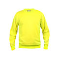 Miniatyrbild 1 av 4: Clique Unisex Vuxen Basic Rund Hals Sweatshirt M Synlighet Gul Visibility Yellow M