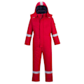 Miniatyrbild 1 av 2: Portwest Unisex Vuxen Flamresistent Antistatisk Vinteroverall Red L R