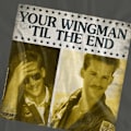 Miniatyrbild 3 av 5: Top Gun Unisex Vuxen Til The End T-Shirt S Kolgrå Charcoal S