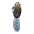 Miniatyrbild 5 av 6: Lazy Dogz Dam/Dam Cookie Paw Print Wellington Stövlar 3 UK Teal 3 UK