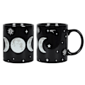 Miniatyrbild 4 av 5: Something Different Triple Moon Mug En Storlek Svart/Vit Black/White One Size