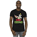 Miniatyrbild 2 av 3: Tom And Jerry Herr T-shirt Merry Christmas Baubles XL Svart Black XL