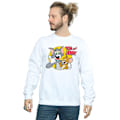 Miniatyrbild 2 av 3: Tom And Jerry Herr Sweatshirt 5XL Vit White 5XL
