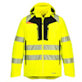Miniatyrbild 1 av 2: Portwest DX4 Hi-Vis Vinterjacka för män 4XL Gul/Svart Yellow/Black 4XL