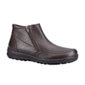 Miniatyrbild 1 av 4: Fleet & Foster Herr Targhee Läder Ankel Boots 10 UK Brun Brown 10 UK