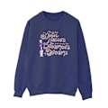 Miniatyrbild 1 av 4: Willy Wonka Damdrömmare Text Sweatshirt 3XL Marinblå Navy Blue 3XL