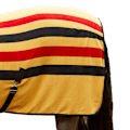 Miniatyrbild 2 av 3: Whitaker Aintree Standard-Neck Randigt Hästfleece Täcke 5´ 3 Gul Yellow 5´ 3