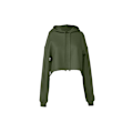 Miniatyrbild 1 av 3: Bella + Canvas Damklippt Hoodie S Militärgrön Military Green S