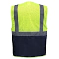Miniatyrbild 2 av 2: Yoko Unisex Hi-Vis Väst 3XL Gul/Marin Yellow/Navy 3XL