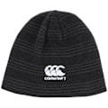 Miniatyrbild 3 av 3: Canterbury Team Mens Winter Beanie Hat One Size Svart/Vit Black/White One Size