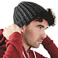 Miniatyrbild 2 av 2: Beechfield Unisex Chunky Ribbed Vintermössa En storlek Char Charcoal One size