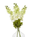 Miniatyrbild 3 av 4: Hill Interiors Elatum Delphinium Konstgjord Blomma One Size Whi White One Size