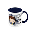 Miniatyrbild 1 av 2: Friends Chibi Inner Two Tone Chandler Mug One Size Vit/Blå White/Blue One Size