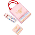 Miniatyrbild 2 av 6: Wonder Woman Rektangulär Lunch Bag Set (3-pack) One Size Pin Pink One Size