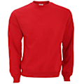 Miniatyrbild 1 av 2: B&C Herr Crew Neck Sweatshirt Top XL Röd Red XL