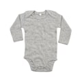 Miniatyrbild 1 av 2: Babybugz Baby Heather Långärmad Bodysuit 6-12 Månader Grå Marl Grey Marl 6-12 Months