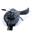 Miniatyrbild 2 av 2: HySPEED Pro Reaction Mesh 3D Hästsadelpad Full White White Full