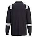 Miniatyrbild 3 av 3: Portwest Unisex Vuxen WX3 FR Modaflame Långärmad Pikétröja Black S
