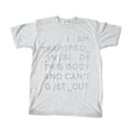 Miniatyrbild 1 av 2: Radiohead Unisex Adult Trapped Back Print T-Shirt M Vit White M