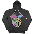 Miniatyrbild 1 av 2: Blink 182 Unisex Vuxen Overboard Event Hoodie M Kolgrå Charcoal Grey M