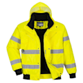 Miniatyrbild 1 av 2: Portwest Herr 3 i 1 Hi-Vis Bomberjacka M Gul Yellow M