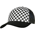 Miniatyrbild 1 av 5: Flexfit by Yupoong Checkerboard Retro Trucker Cap One Size Blac Black/White One Size